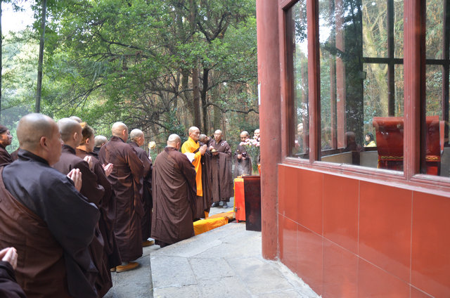 「东林寺」江西东林寺举行春节普供暨祭祖仪式 「东林寺」江西东林寺举行春节普供暨祭祖仪式