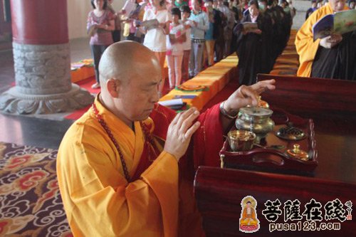 「极乐寺」山西大同极乐寺为云南省鲁甸县地震灾区举办祈福消灾法会