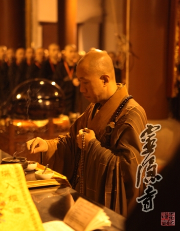 「佛教」浙江灵隐寺三坛大戒法会第二十天:供十师斋、演登坛仪、忏摩通宵