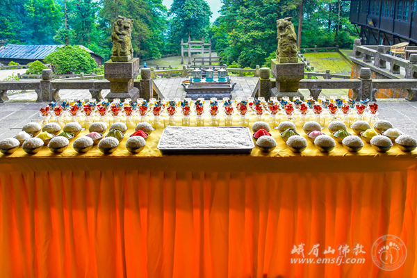 「峨眉山」四川峨眉山各寺举办多种法会恭祝十方普贤圣像落成开光十周年