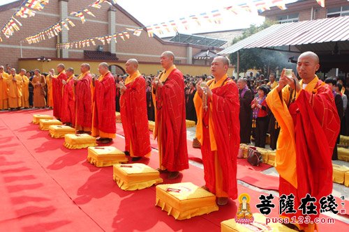 「佛教」上海金山大觉禅寺隆重举行迁址洒净仪式