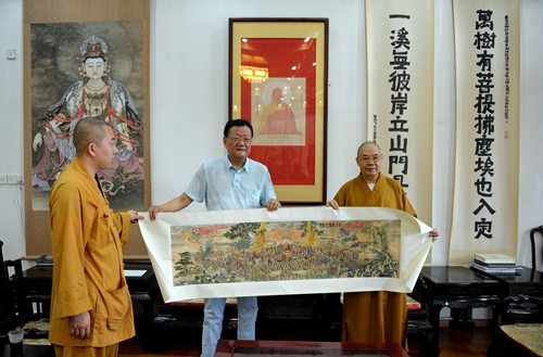 「刘长乐」凤凰卫视董事局主席刘长乐一行到广东韶关南华禅寺参访