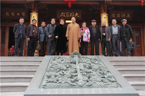 台湾人民最大党主席许荣淑一行参访厦门梵天禅寺