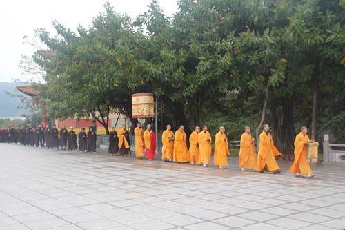 「佛教」厦门石室禅院举行“药师精进关”闭关法会