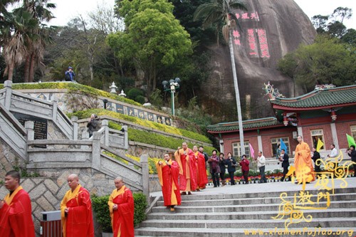 「佛教」厦门日光岩寺梁皇宝忏法会净坛 则悟大和尚主法