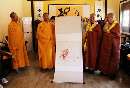 「佛教」韩国曹溪宗舍利寺法龙法师一行参访河南焦作无碍禅寺