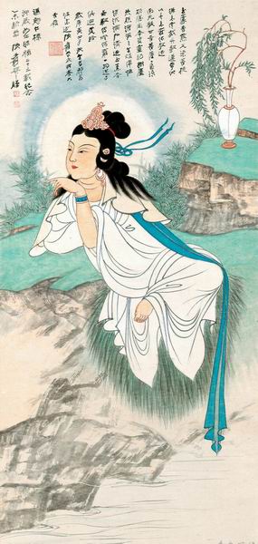 「张大千」张大千佛画艺术欣赏