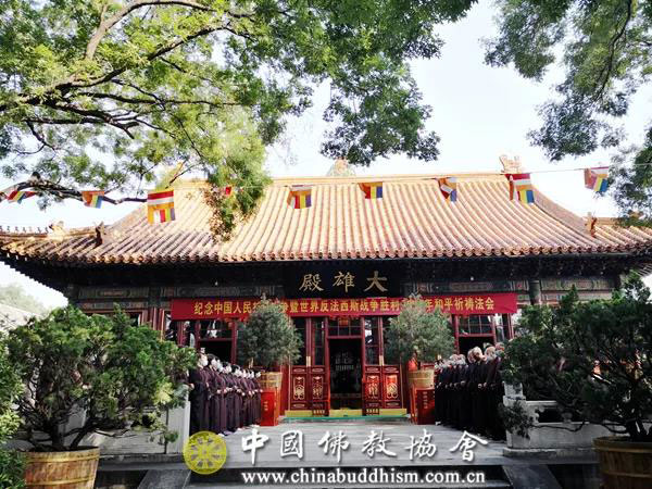 「抗日战争」中国佛教协会举行纪念中国人民抗日战争胜利76周年祈祷世界和平法会 「抗日战争」中国佛教协会举行纪念中国人民抗日战争胜利76周年祈祷世界和平法会