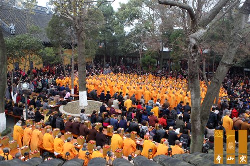 「佛教」江苏苏州寒山寺举行性空长老95岁华诞庆典