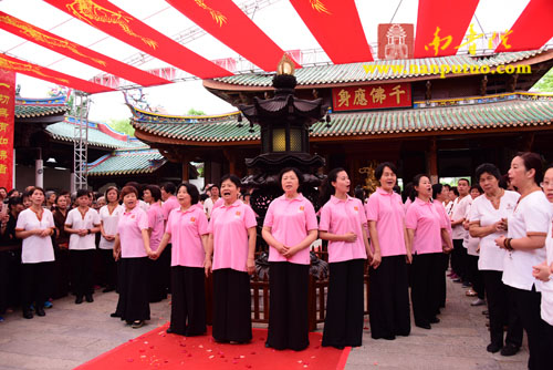 「南普陀寺」福建厦门南普陀寺隆重举行2016年浴佛法会 「南普陀寺」福建厦门南普陀寺隆重举行2016年浴佛法会