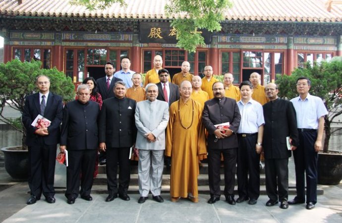 「佛教」印度比哈尔邦首席部长尼蒂斯·库马尔拜访中国佛教协会 「佛教」印度比哈尔邦首席部长尼蒂斯·库马尔拜访中国佛教协会