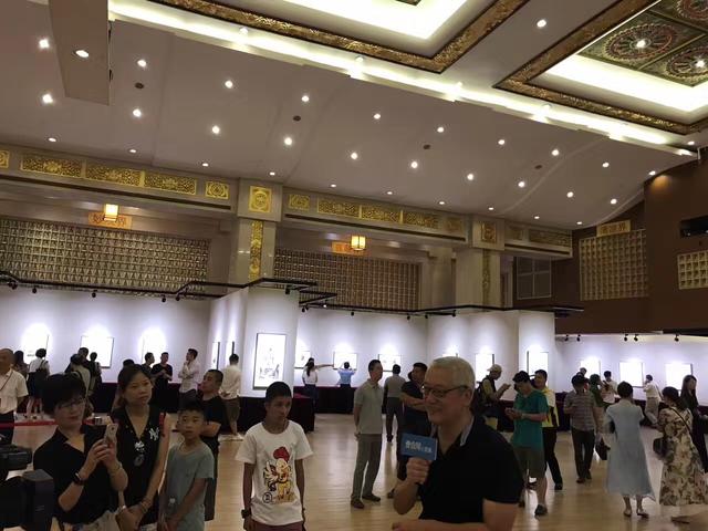 「艺术」权迎升“禅画小和尚”水墨艺术巡回展于上海玉佛禅寺隆重开幕