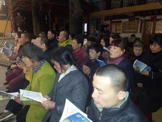 「佛教」佛教导航与浙江宁波慧日禅寺举行观音菩萨圣诞供灯法会