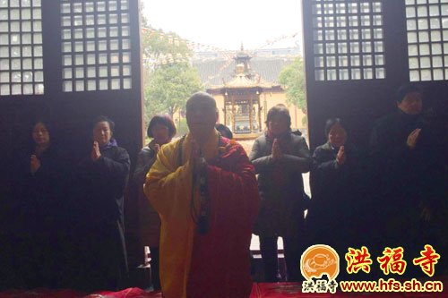 「佛教」上海奉贤洪福寺举行华严法会熏坛洒净仪式