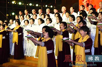 「佛教」众星出席献唱昆山延福禅寺撞钟跨年祈福大典