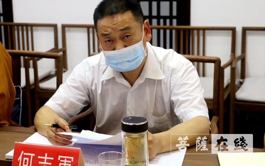 「佛教」湖北省罗田县佛教协会召开半年工作总结大会