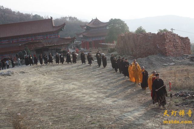「佛教」陕西省勉县天灯禅寺举行全寺洒净法会
