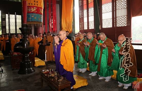 「佛教」“中日佛教界祈祷世界和平法会”在浙江灵隐寺隆重举行