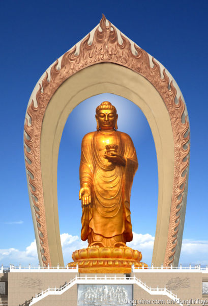 「佛教」东林寺净土苑向海内外善信征集东林大佛作品