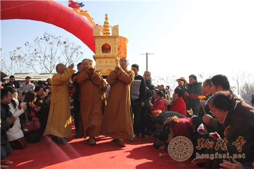 「佛教」湖北浠水胜乘寺恭请本老舍利回山永久安奉法会圆满结束