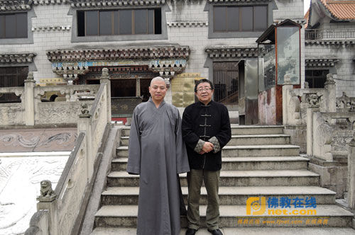 「佛教」佛山极乐寺监院常志法师热情接待佛教在线总干事一行