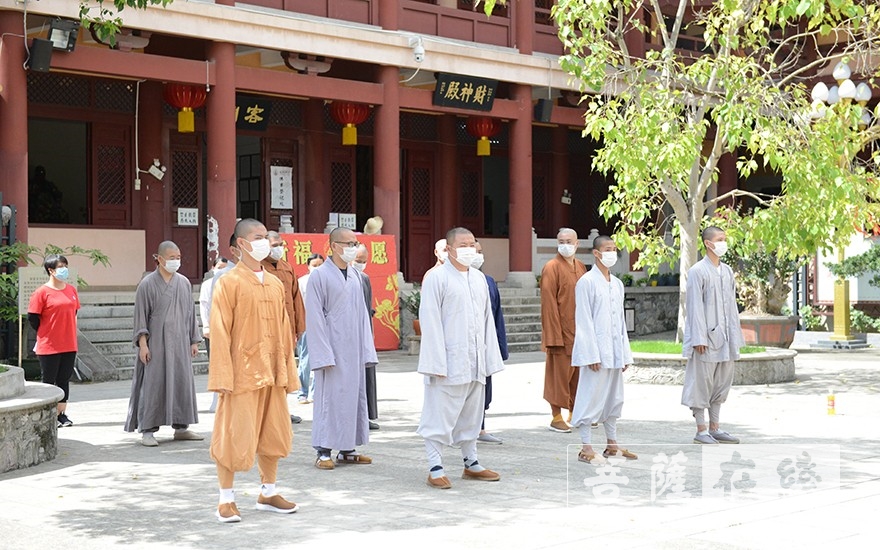 「安全意识」加强消防意识 广州市金刚禅寺开展消防安全演练