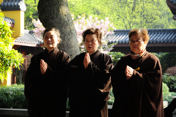 浙江杭州永福禅寺启建清明地藏七法会