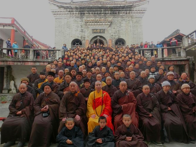 「佛教」安徽天柱山三祖禅寺举行解七法会