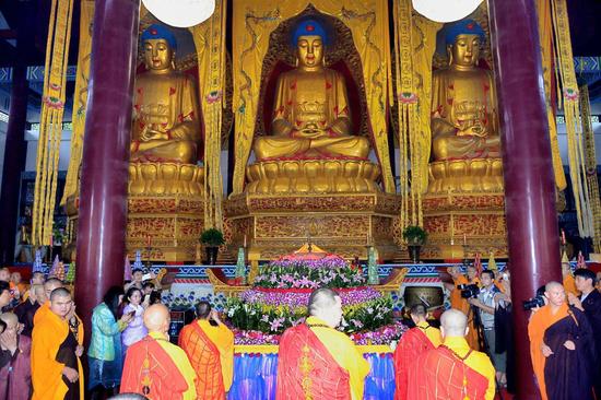 「九华山」河南西九华山妙高禅寺迎奉佛舍利 引万千香客礼佛祈福