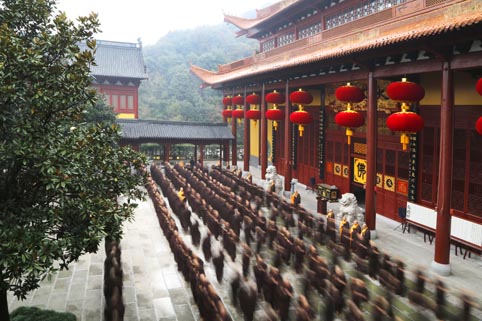 「菩萨戒」浙江绍兴炉峰禅寺传戒法会：教三坛请戒、三坛正授