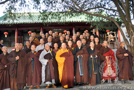 「佛教」河南嵩山少林寺举行庚寅年“精进七”法会