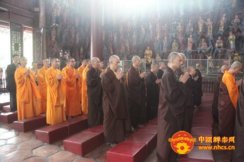 「抗日战争」广东南华禅寺隆重举行纪念抗战胜利七十周年普佛超荐法会