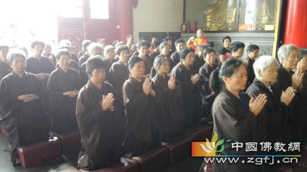 「九华山」安徽九华山旃颤林为地藏王菩萨像开光