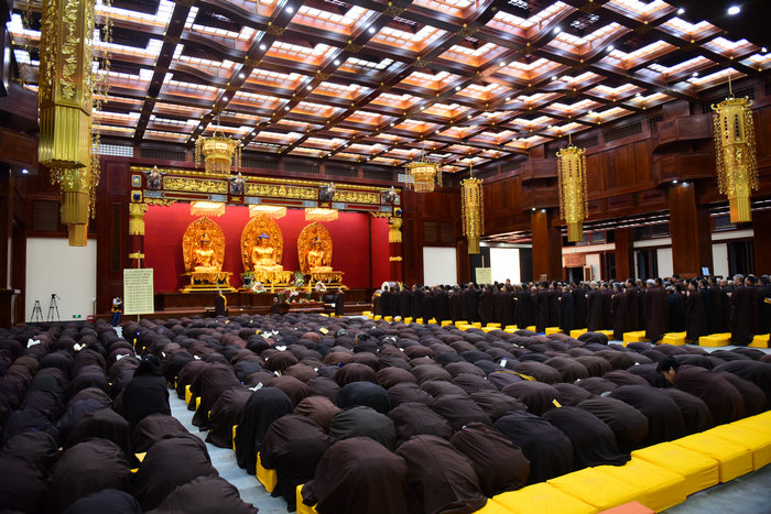 「菩萨戒」江西东林寺举行2016年春季传授在家菩萨戒法会