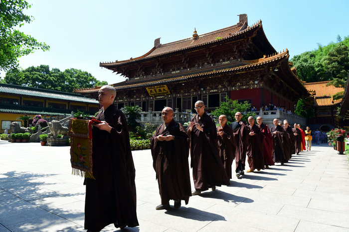 「菩萨戒」江西东林寺举行2016年春季传授在家菩萨戒法会