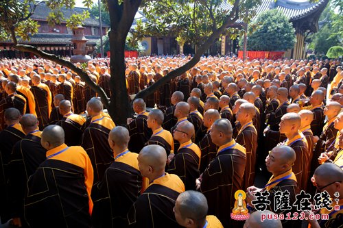 「台海时事」海峡两岸2015年修福修慧供千僧斋会在上海龙华古寺举行