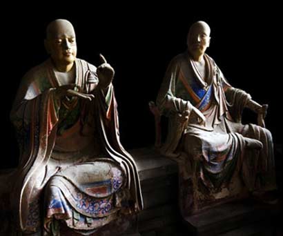 「佛教」海内第一名塑山东大灵岩寺彩塑罗汉文化艺术