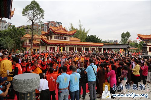 「佛教」广东深圳龙岗龙兴寺全殿落成开光祈福