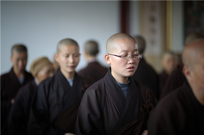 「佛教」佛七组图:一句弥陀 作大舟 「佛教」佛七组图:一句弥陀 作大舟