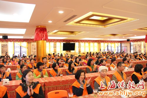 「图书馆」上海龙华古寺中观法师为无尽意图书馆义工开示