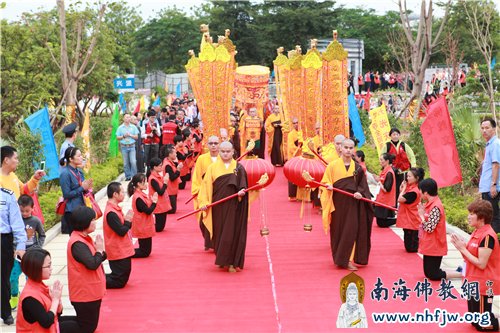 「佛教」广东深圳龙岗龙兴寺全殿落成开光祈福