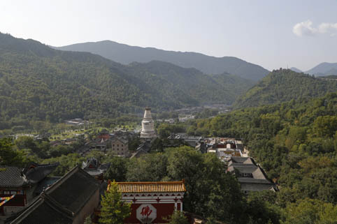 「五台山」浙江炉峰禅寺僧众赴山西五台山朝圣