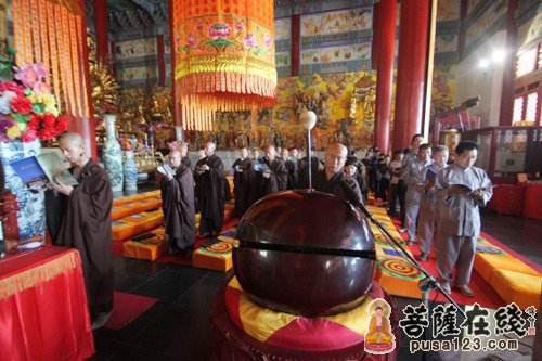 「极乐寺」山西大同极乐寺为云南省鲁甸县地震灾区举办祈福消灾法会