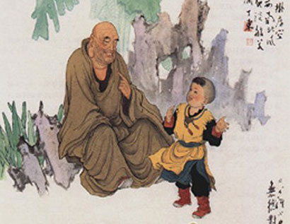 「佛教」无德禅师与7岁孩童辩经：禅是不争辩