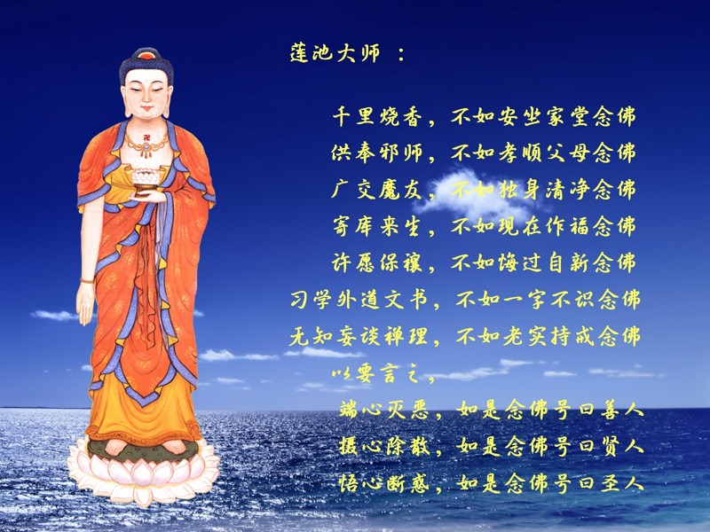 「莲池大师」莲池大师的德业