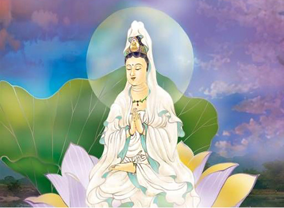 「佛教」倒穿鞋的菩萨