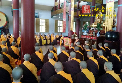 「佛教」福建厦门紫竹林寺如法举行甲午年结夏安居仪式