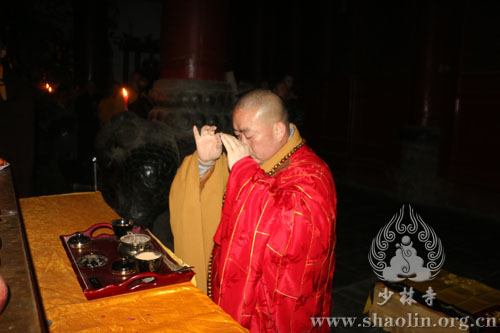 「少林寺」大年初二 河南少林寺举行初祖庵祭祖仪式