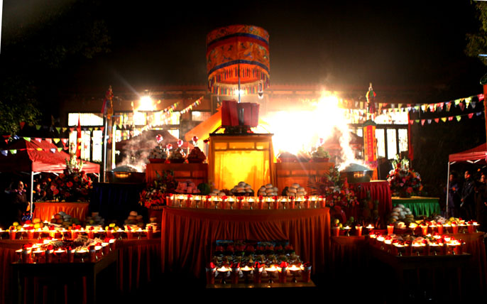 2013年2月14日慧日禅寺供佛斋天吉祥法会