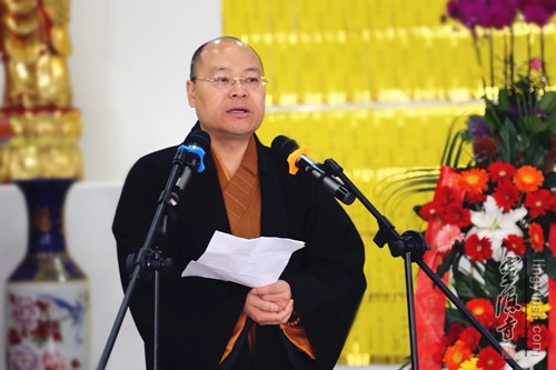 「佛教」浙江杭州潮音禅院举行佛像安座仪式